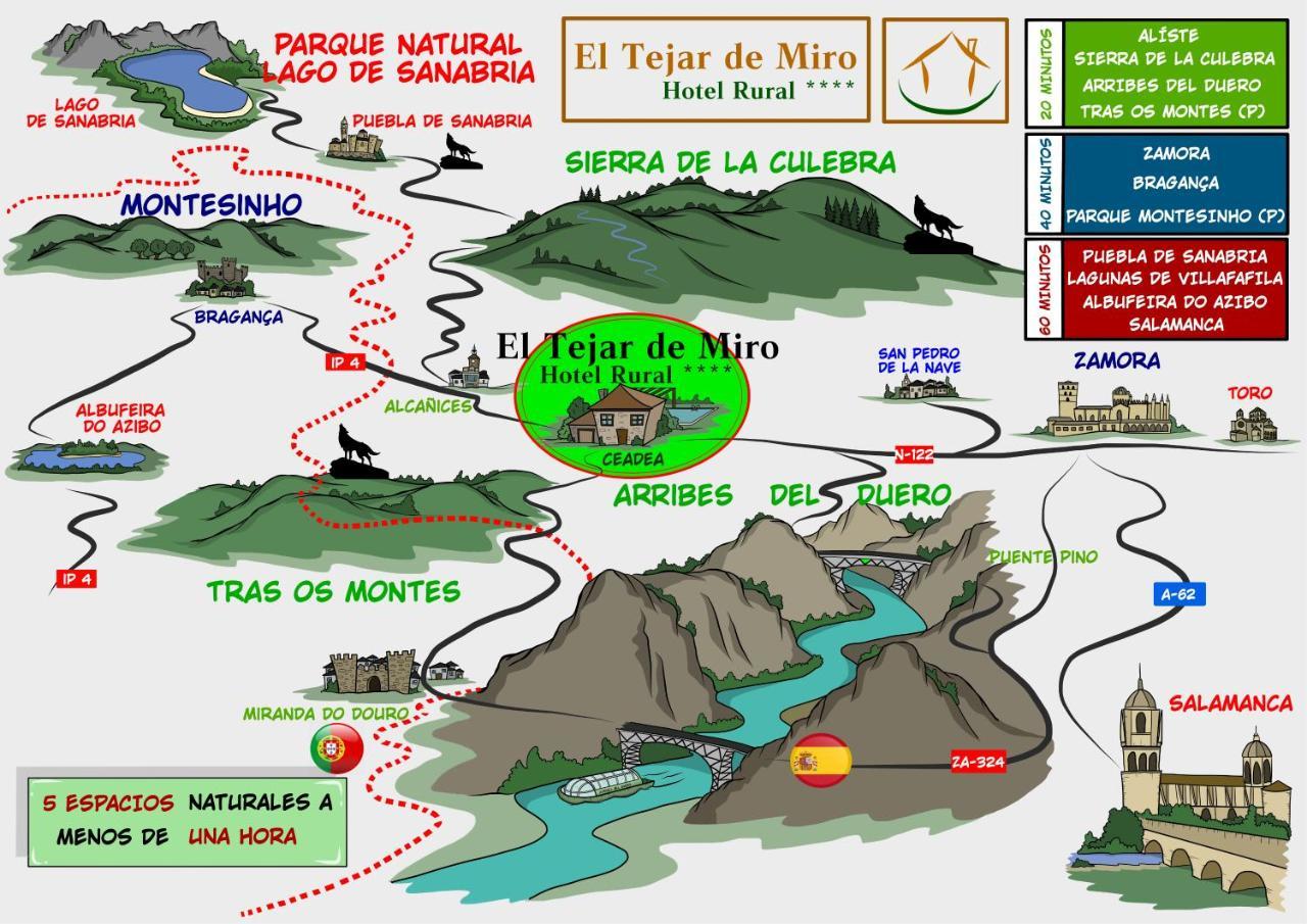 Hotel Rural El Tejar De Miro Ceadea 外观 照片